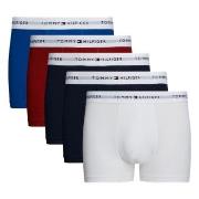 Tommy Hilfiger 5P Signature Cotton Essential Trunk Blå/Rød bomull X-La...