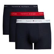 Tommy Hilfiger 3P WB Trunks Svart/Rød bomull X-Large Herre