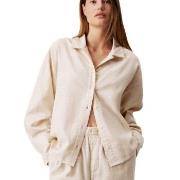 Calvin Klein LS Button Down Beige bomull Medium Dame