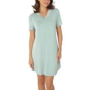 Lady Avenue Bamboo Nightdress SS Mintgrønn Bambus Small Dame