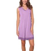 Lady Avenue Bamboo With Short Sleeve Nightdress Lilla Bambus Medium Da...