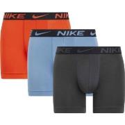 Nike 9P Everyday Essentials Micro Boxer Brief Blå/Oransje polyester Me...