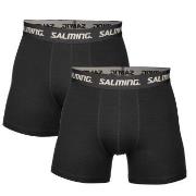 Salming 2P Cotton Boxer Svart bomull XX-Large Herre