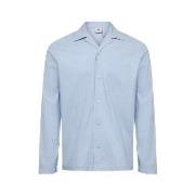 JBS of Denmark Woven PJ Shirt Lysblå Small Herre