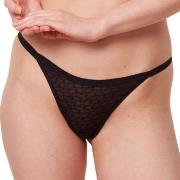 Triumph Truser Signature Sheer String Svart 38 Dame