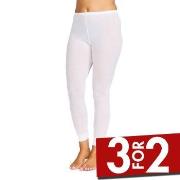 Damella Wool Leggings Benhvit merinoull X-Large Dame