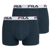 FILA 2P Urban Boxers Navy bomull Medium Herre