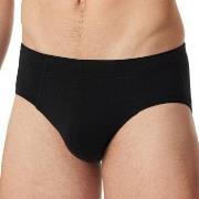 Schiesser Premium Cotton Mini Brief Svart bomull X-Large Herre