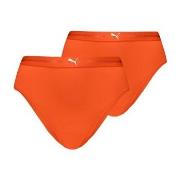 Puma Truser 2P Women High Waist Brazilian Briefs Oransje polyamid X-Sm...