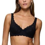 Triumph BH Amourette Wired Bra With Lace Svart B 85 Dame