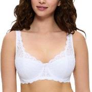 Triumph BH Amourette Wired Bra With Lace Hvit D 75 Dame