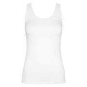 Triumph Feel Of Cotton Tank Top Hvit bomull 40 Dame