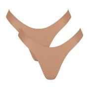 Sloggi Truser 2P ZERO Feel 2 0 Tiny Tanga C2P Beige Medium Dame