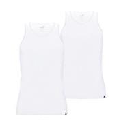 Puma 2P Basic Tank Top Hvit bomull Small Herre