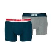 Puma 2P Everyday Placed Logo Boxer Mixed bomull Medium Herre