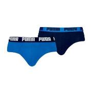 Puma 2P Men Everyday Brief Blå bomull Small Herre