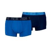 Puma 2P Men Everyday Trunks Marine/Blå bomull Large Herre