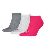 Puma Strømper 3P Sneaker Socks Rosa Str 39/42