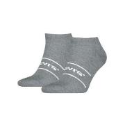 Levis Strømper 2P Organic Cotton Ankle Sock Grå Str 39/42