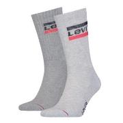 Levis Strømper 2P Sport Regular Cut Sock Grå Str 39/42