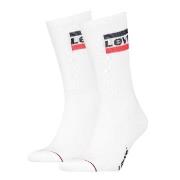 Levis Strømper 2P Sport Regular Cut Sock Hvit Str 35/38