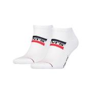 Levis Strømper 2P Sportswear Logo Low Cut Sock Hvit Str 43/46