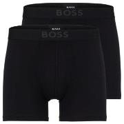 BOSS 2P Ultra Soft Boxer Brief Svart modal X-Large Herre