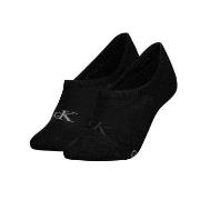 Calvin Klein Strømper 2P Glossy High Cut Footie Socks Svart Str 39/42 ...