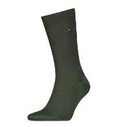 Tommy Hilfiger Strømper Premium Basket Wool Socks Mørkgrørnn  Str 41/4...