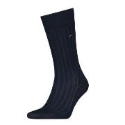 Tommy Hilfiger Strømper Premium Rib Crew Socks Mørkblå Str 39/40 Herre