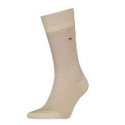 Tommy Hilfiger Strømper Premium Wool Socks Beige Str 43/44 Herre