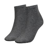 Tommy Hilfiger Strømper 2P Women Casual Short Sock Grå Str 39/42 Dame