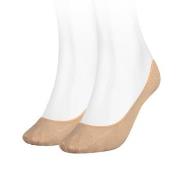 Tommy Hilfiger Strømper 2P Women Invisible Footie Socks Beige Str 35/3...
