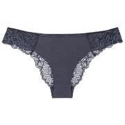 Wild Peony Florale Brazilian Knickers Truser Mørkgrå  44 Dame