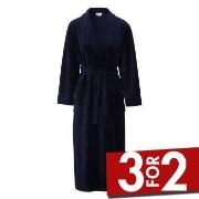 Damella Velour Cosy Robe Marine Small Dame
