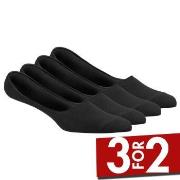 Damella Strømper 2P Ballerina Socks Svart Str 35/38 Dame