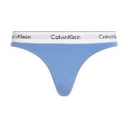 Calvin Klein Truser Modern Cotton Field Olive Thong Hvit/Blå Small Dam...