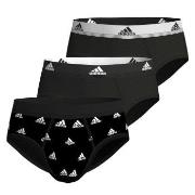 adidas 3P Active Flex Cotton Brief CL1 Svart/Hvit bomull XX-Large Herr...