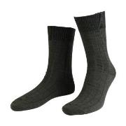 Amanda Christensen Strømper Grade Wide Rib Ankle Socks Oliven Str 43/4...