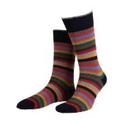 Amanda Christensen Strømper True Block Stripe Ankle Sock Rød/Svart Str...