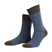 Amanda Christensen Strømper True Contrast Ankle Sock Mørkblå Str 47/50