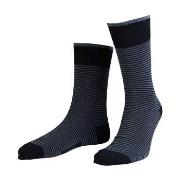 Amanda Christensen Strømper True Stripe Ankle Sock Marine Str 39/42