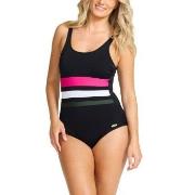 Damella Annabella Chlorine Resistent Swimsuit Svart/Rosa polyester 40 ...