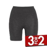 Damella Truser Wool And Silk Shorts Mørkgrå  ull 40 Dame