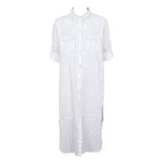 Missya Lione Beach Dress Hvit bomull Medium Dame