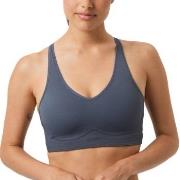 Björn Borg BH Mid V Support Sports Bra Marine Small Dame