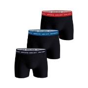 Björn Borg 3P Essential Shorts Svart/Blå bomull Large Herre