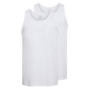 Claudio 2P Cotton Tanktop Hvit bomull X-Large Herre