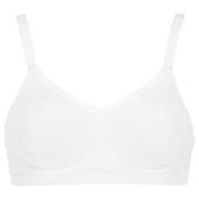 Damella BH Carla Soft Bra Hvit polyester B 80 Dame