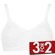 Damella BH Carla Soft Bra Hvit polyester B 85 Dame
